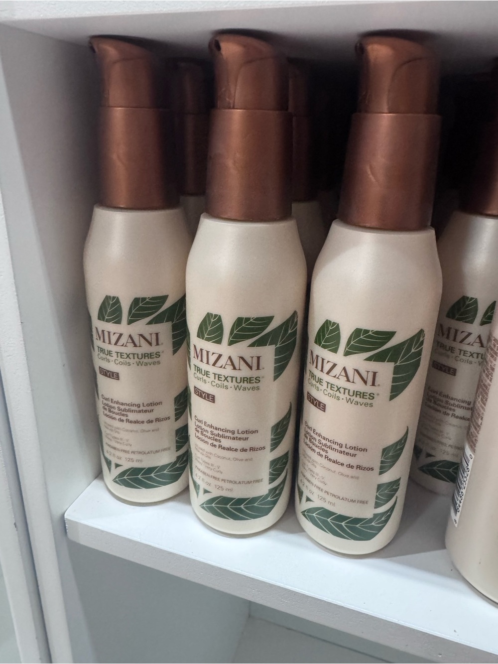 MIZANI True Textures Curl Enhancing Lotion - Cream with Bronze Pump